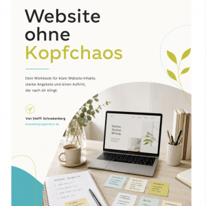 Website Workbook zur Strukturierung der eigenen Webseite