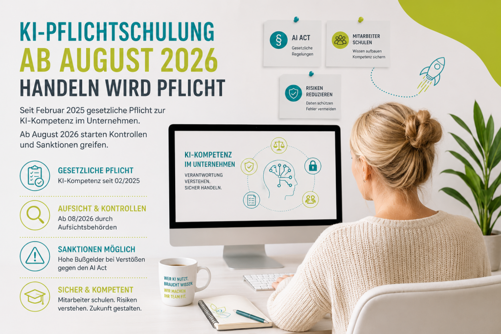 ki pflichtschulung Expertin für online und offline Vertrieb